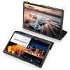 Samsung Galaxy Tab S6 Lite 10.4 (2020 / 2022 / 2024) SM-P610 / P615 / P613 / P619 / P620 / P625, mappa tok, Trifold, érintőceruza tartó, Dux Ducis Domo, fekete
