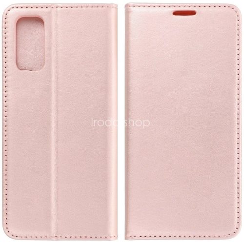 Samsung Galaxy A42 5G / M42 5G SM-A426B / M426B, Oldalra nyíló tok, stand, Magnet Book, vörösarany