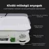 AENO ABS0001S BS1S okos testmérleg, 15 féle mérőszám, LED kijelző, 180 kg-ig terhelhető, AENO app, 10+1 profil, ITO üveg