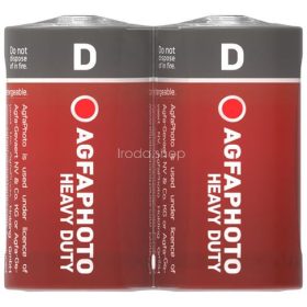   Elem, D góliát, 2 db, féltartós (szén-cink), zsugor, AGFAPHOTO "Heavy Duty"