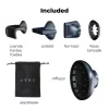 AENO AHD0003 HD3 hajszárító, 1500 W, 5 fűtési fokozat, ionizátor, kefe nélküli motor, LED kijelző, 570 gramm
