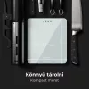 AENO AKS0001S KS1S intelligens konyhai mérleg, max. 8 kg kapacitás, LED kijelző, Bluetooth csatlakozás, edzett üvegfelület