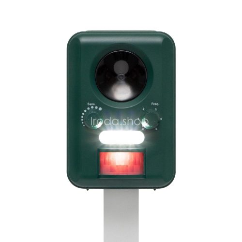 Home AR02 állatriasztó karó, napelemes, 13.5 - 23.5 kHz, PIR mozgásérzékelő 5 - 8 m távolság, USB töltőkábel