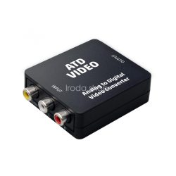   Home ATD VIDEO analóg-digitális videóátalakító, RCA-HDMI, USB-A - miniUSB tápkábel