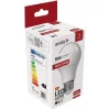 LED izzó, E27, gömb, A60, 8W, 806lm, 3000K, AVIDE