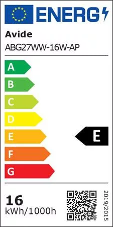 LED izzó, E27, gömb, A70, 16W, 1901lm, 3000K, AVIDE