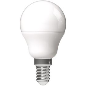 LED izzó, E14, kisgömb, G45, 4,5W, 470lm, 6400K, AVIDE