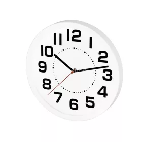   Home AWC250WH fali óra, üveg előlap, kontrasztos, jól leolvasható számlap, 1xAA elem tápellátás, átmérő 250mm