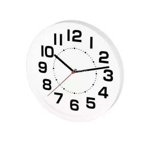   Home AWC250WH fali óra, üveg előlap, kontrasztos, jól leolvasható számlap, 1xAA elem tápellátás, átmérő 250mm