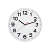 Home AWC300WH fali óra, üveg előlap, kontrasztos, jól leolvasható számlap, 1xAA elem tápellátás, átmérő 300mm