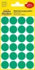 Etikett, 18 mm, kör, AVERY ZWECKFORM, zöld, 96 etikett/csomag