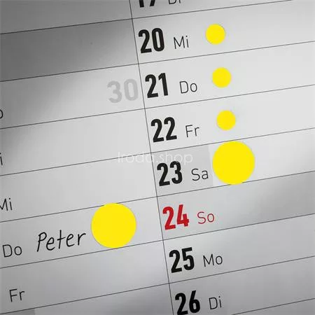 Etikett, 18 mm, kör, AVERY ZWECKFORM, sárga, 96 etikett/csomag