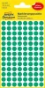 Etikett, 8 mm, kör, AVERY ZWECKFORM, zöld, 416 etikett/csomag