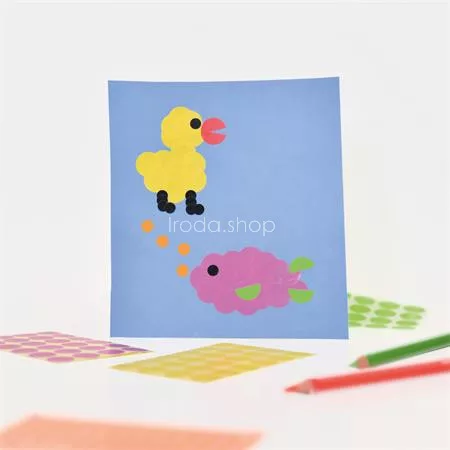 Etikett, 12 mm, kör, AVERY ZWECKFORM, fekete, 270 etikett/csomag