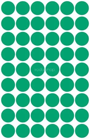 Etikett, 12 mm, kör, AVERY ZWECKFORM, zöld, 270 etikett/csomag