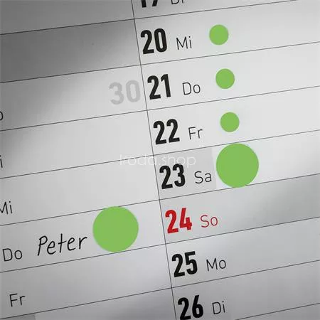 Etikett, 18 mm, kör, AVERY ZWECKFORM, neon zöld, 96 etikett/csomag