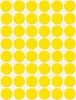 Etikett, 18 mm, kör, AVERY ZWECKFORM, sárga, 1056 etikett/csomag