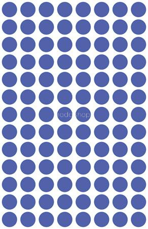 Etikett, 8 mm, kör, eltávolítható, AVERY ZWECKFORM, indigókék, 416 etikett/csomag