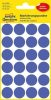 Etikett, 18 mm, kör, eltávolítható, AVERY ZWECKFORM, indigókék, 96 etikett/csomag