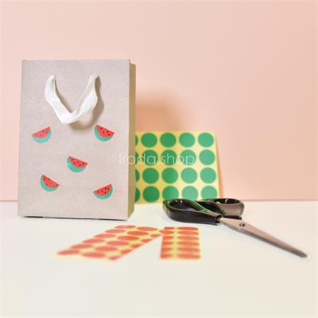 Etikett, 18 mm, kör, eltávolítható, AVERY ZWECKFORM, fűzöld, 96 etikett/csomag