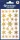Matrica,  1 ív, 76x120 mm, AVERY ZWECKFORM, "Z-Design No.52252", arany csillagok