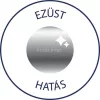 Matrica,  2 ív, 76x120 mm, AVERY ZWECKFORM, "Z-Design No.52812", ezüst csillagok