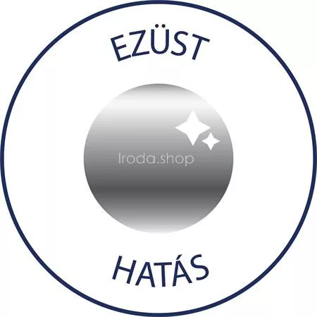 Matrica,  2 ív, 76x120 mm, AVERY ZWECKFORM, "Z-Design No.52812", ezüst csillagok