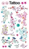 Matrica, tetoválás, 1 ív, 76x120 mm, AVERY ZWECKFORM, "Z-Design No.56749", ornamentika