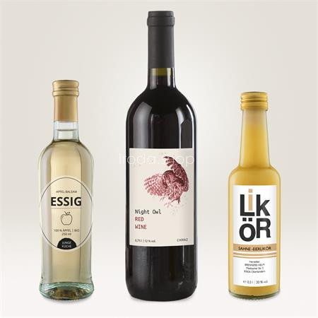 Etikett, borosüveghez, 90x120 mm, AVERY ZWECKFORM, 20 etikett/csomag