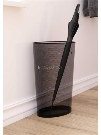 Esernyőtartó, fémhálós, ALBA "Rain", fekete