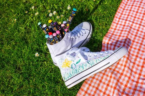 Dekormarker készlet, 1,5 - 2,3 mm, BIC "Paint marker", 4 különböző élénk szín