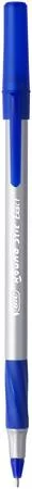 Golyóstoll, 0,28 mm, kupakos, BIC "Round Stic Exact", kék