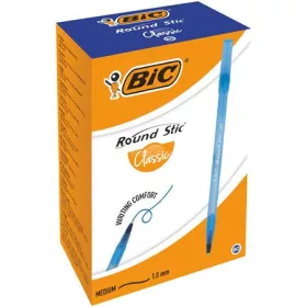   Golyóstoll, 0,32 mm, kupakos, BIC "Round Stic Classic", kék