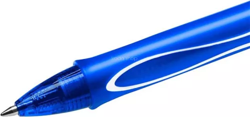 Zseléstoll, 0,3 mm, nyomógombos, BIC "Gel-ocity Quick Dry", kék