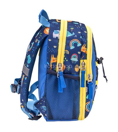 Hátizsák, cipzáras, BELMIL "Mini Kiddy Little Jungle", dzsungel