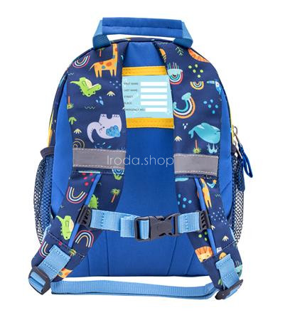 Hátizsák, cipzáras, BELMIL "Mini Kiddy Little Jungle", dzsungel