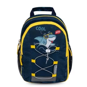   Hátizsák, cipzáras, BELMIL "Mini Kiddy Cool Dude", cápa