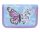 Tolltartó, klapnis, cipzáras, BELMIL "Purple Blue Butterfly", lila, pillangó