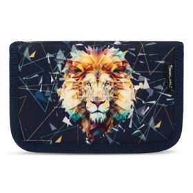   Tolltartó, klapnis, cipzáras, BELMIL "Lion", fekete, oroszlán