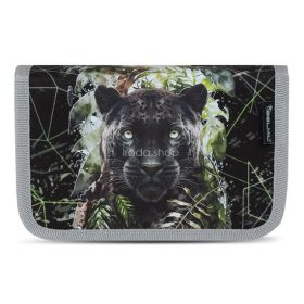   Tolltartó, klapnis, cipzáras, BELMIL "Black Panther", fekete párduc