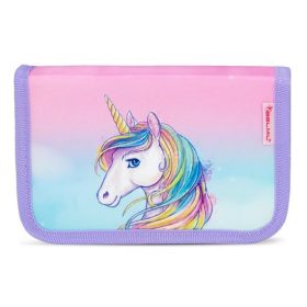   Tolltartó, klapnis, cipzáras, BELMIL "Heart of the Rainbow", unikornis