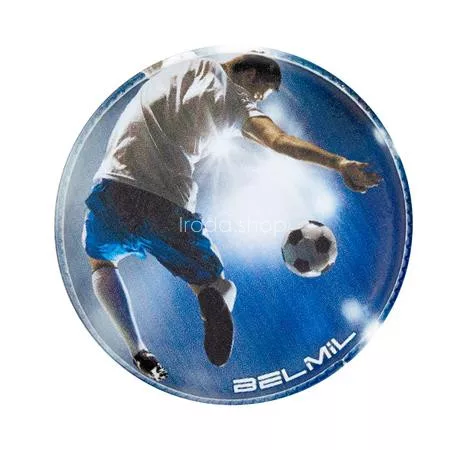 Matrica, tépőzáras, Classy Plus táskához, BELMIL "Football", foci