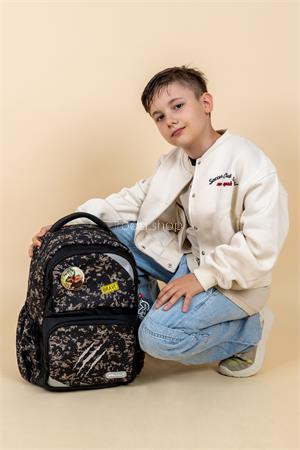 Iskolatáska, cipzáras, BELMIL "Maxi Pack Dinosaur World", dinoszaurusz