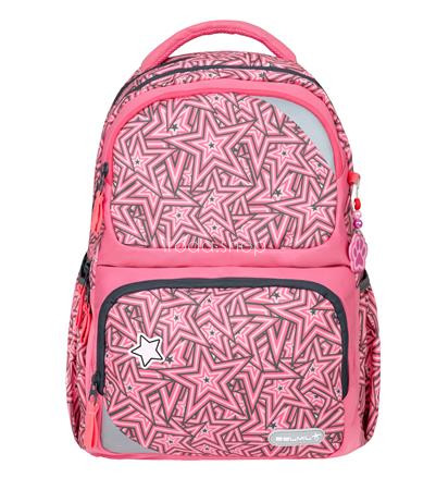 Iskolatáska, cipzáras, BELMIL "Maxi Pack Love Stars", csillagok
