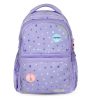 Iskolatáska, cipzáras, BELMIL "Maxi Pack Purple Dots", lila pöttyös
