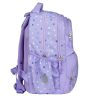 Iskolatáska, cipzáras, BELMIL "Maxi Pack Purple Dots", lila pöttyös