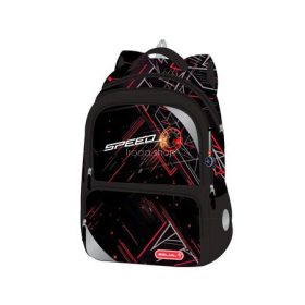   Iskolatáska, cipzáras, BELMIL "Maxi Packspecial T-Speed Red Car", sebesség