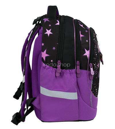 Iskolatáska, cipzáras, BELMIL "Leisure Plus Sparkle like a Star", csillagok