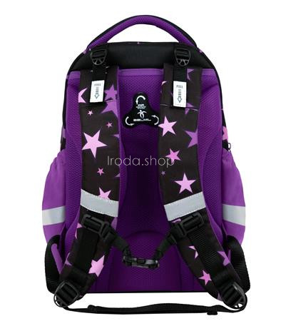 Iskolatáska, cipzáras, BELMIL "Leisure Plus Sparkle like a Star", csillagok