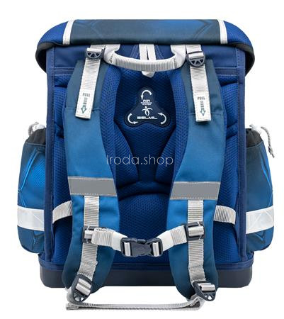 Iskolatáska, fémcsat, BELMIL "Classy Football 4", foci